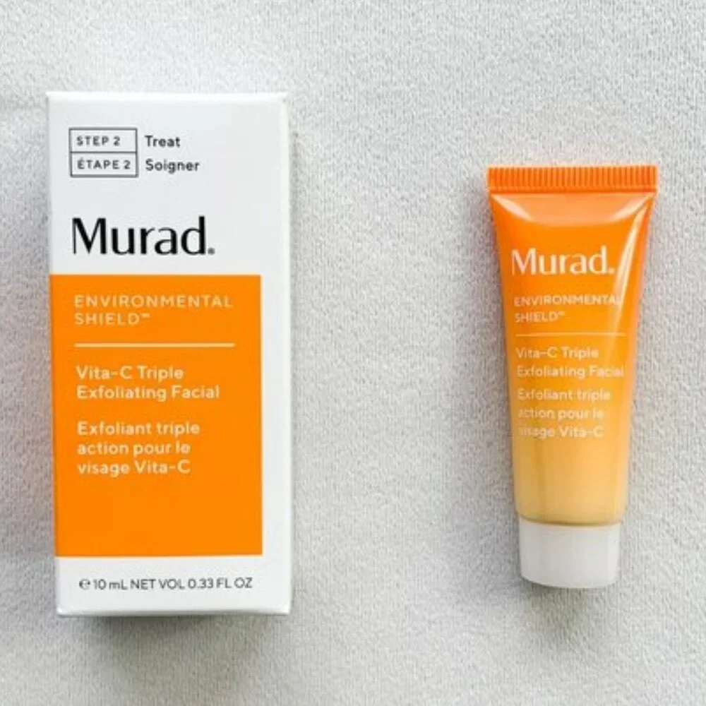 Murad Vita-C Triple Exfoliating Facial Mask - Vitamin C Exfoliator NEW 10ml